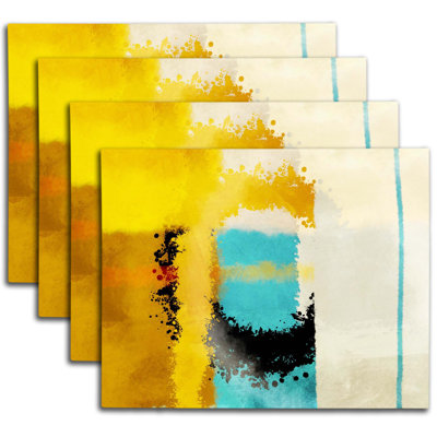 Napperon abstrait en polyester