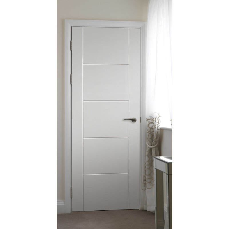 Latefia Fire Door Prefinished, 198.1cm H x 83.8cm W x 4.4cm D