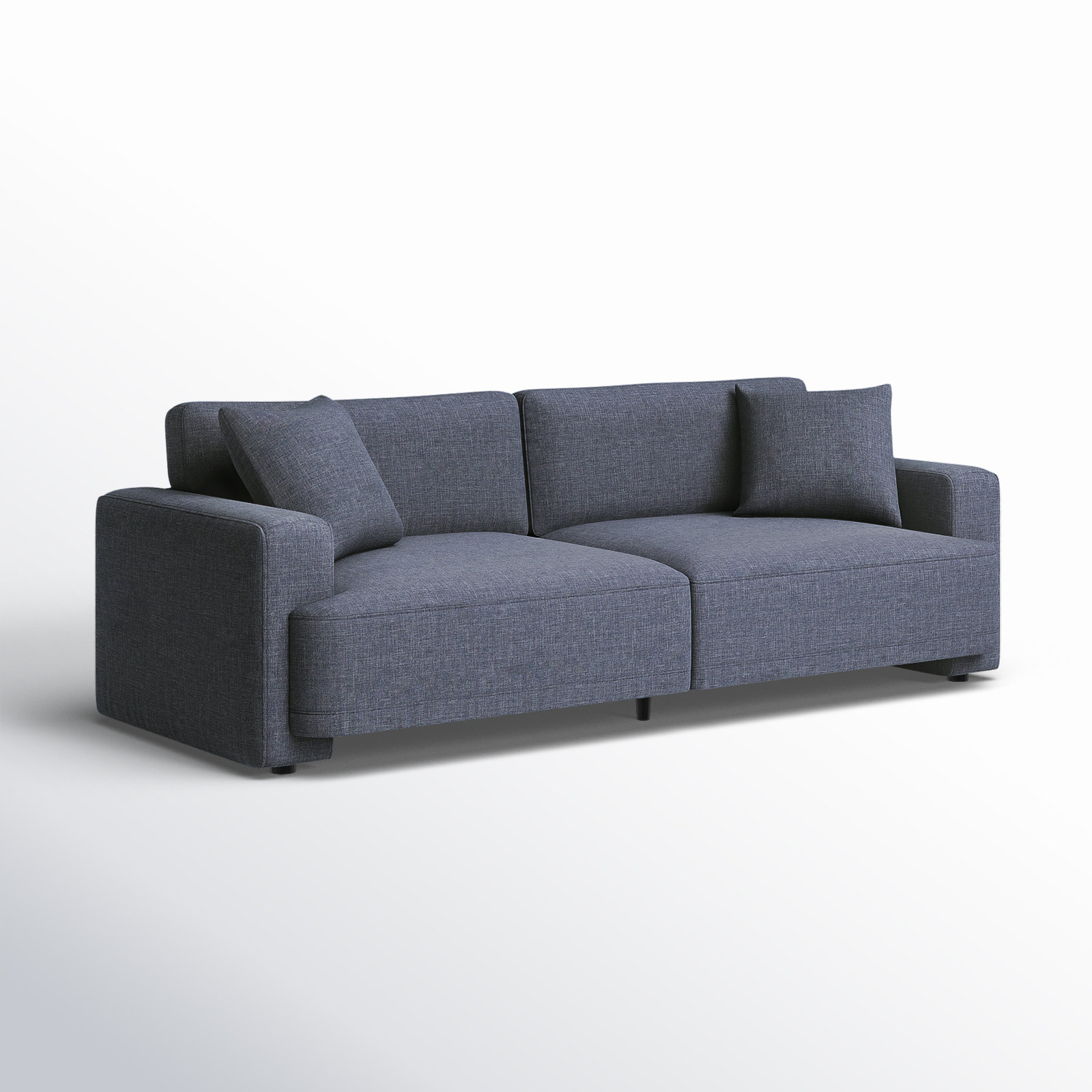 Ives 90" Linen Sofa, Luna Charcoal