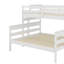 Lit simple superposé au-dessus d'un grand lit simple avec échelle-1090186231