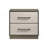 2-Drawer Nightstand With Floating Base Design