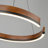 Pershing 1 - Light Dimmable Led Open Split‑Ring Chandelier