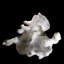 Calcite gracieuse sur calcédoine