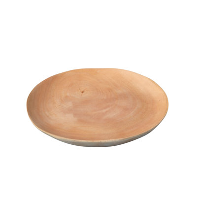 Assiette en bois Kiln Mango, moyen