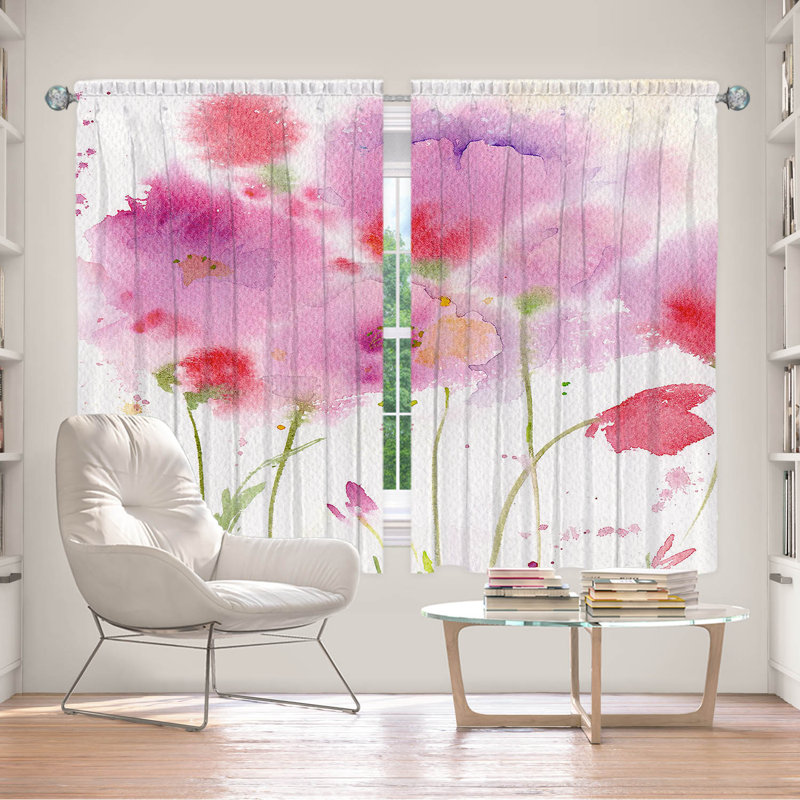 Paire de rideaux obscurcissant en polyester Emele, L 56 po x L 78 po
