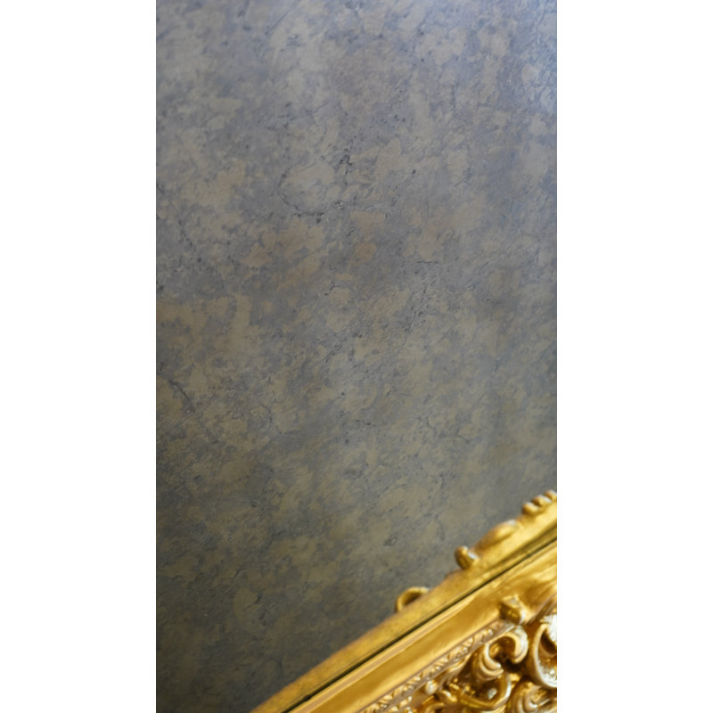 Flat Floor Mirror, Gold