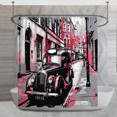 Rideau de douche Vintage