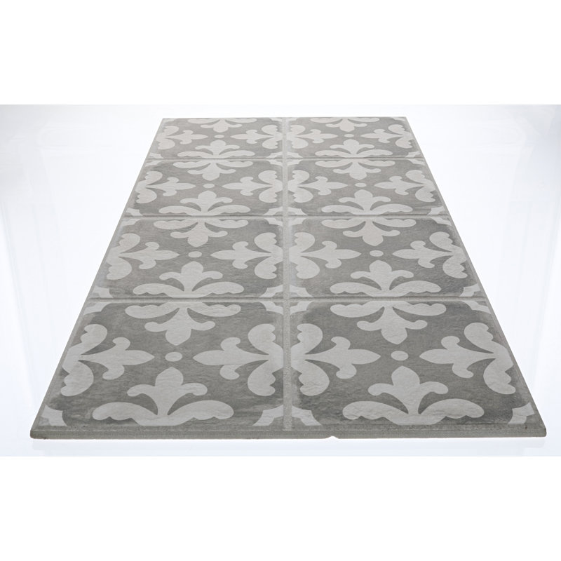 Palazzo 12" x 24" Porcelain Wall & Floor Tile, Vintage Gray Florentina