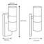 Gadsden 2 - Bulb 21.5cm H Outdoor Armed Sconce-956334370