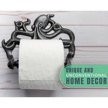 BLOOM FURNITURE INC. Adhesive Paper Towel Holder Under Cabinet Wall Mou  Wall Mount Toilet Paper Holder