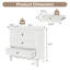 Blane 31.5" H X 31.5" W Manufactured Wood 3-Drawer Dresser-300630601