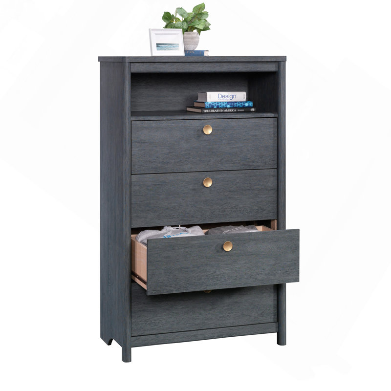 Commode, finition bleue