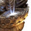 Fontaine de Bouddha pacifique 44 po avec lumières DEL-280573196