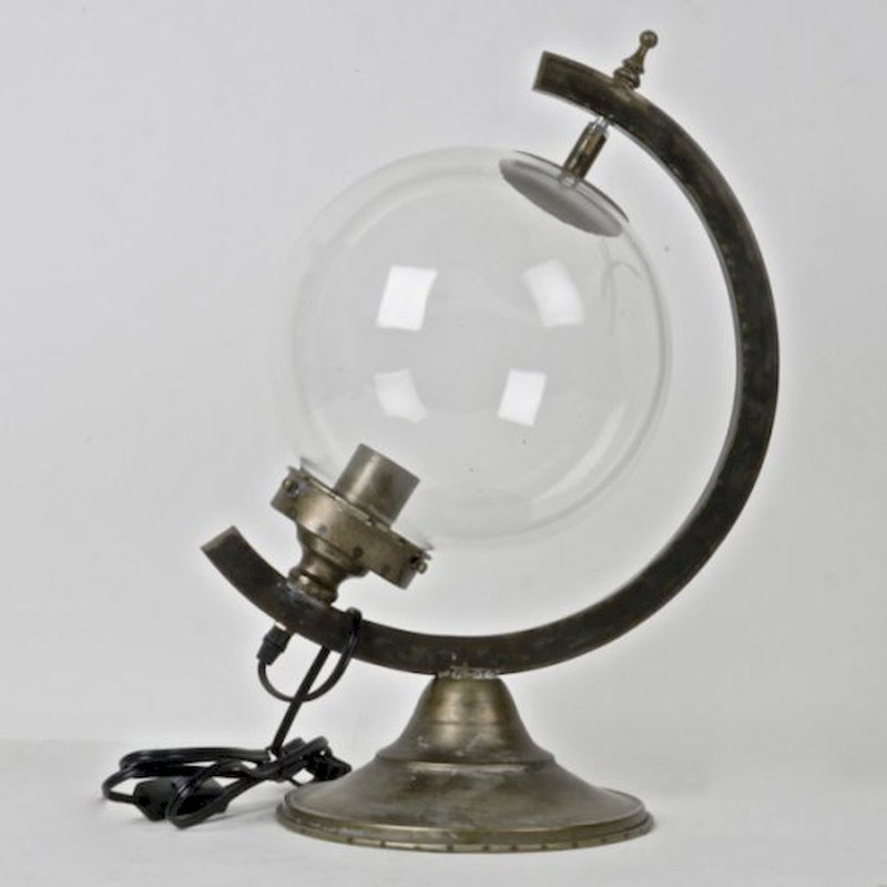Lampe de table en argent 19,25 po Dille