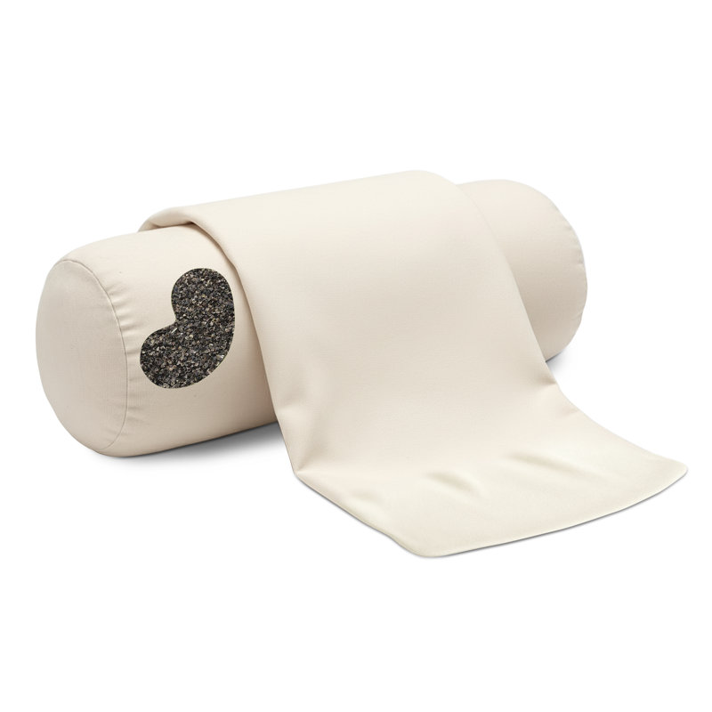 Coussin en coton biologique, Bourre de sarrasin, 4 x 12 oreiller et housse