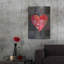 Luxe Patchwork «Patch Heart Pink Grey» par Rachel C «Patch Heart Pink Grey» par Rachel Caldwell-101617167