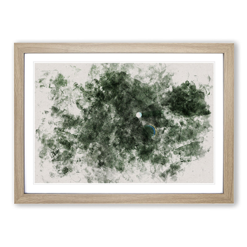 On the Golf Course - Framed Print, 65cm H x 90cm W x 2cm D, Oak Framed