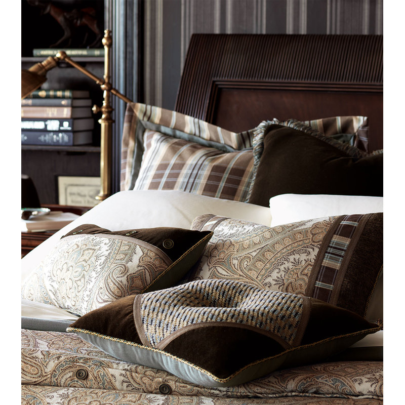 Powell Houndstooth Down Throw Pillow