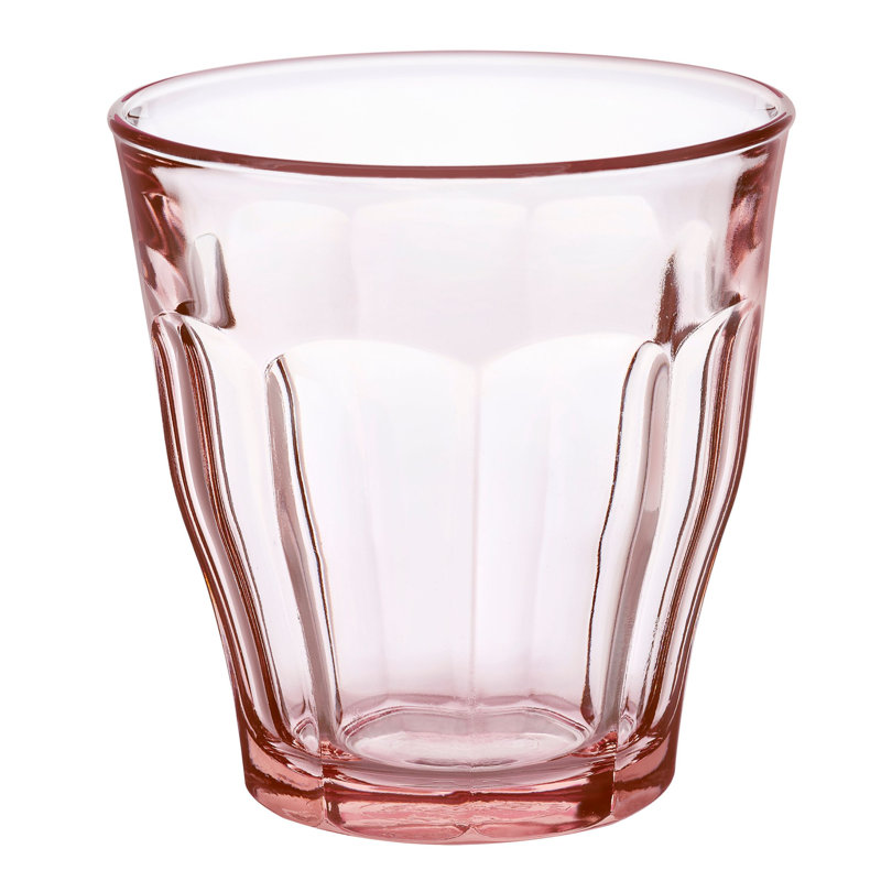 Duralex Picardie 250ml Drinking Glass Set, Pink