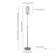 Frieda 54.5'' Torchiere Floor Lamp-319343545-327247491