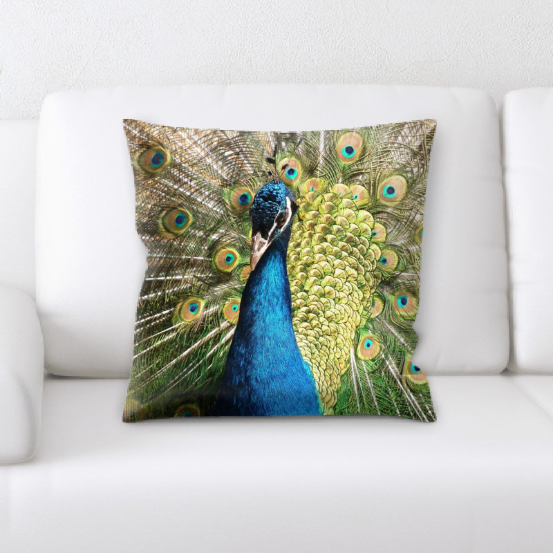 Coussin peacock