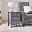 Ezell 40cm W Manufactured Wood Bedside Table