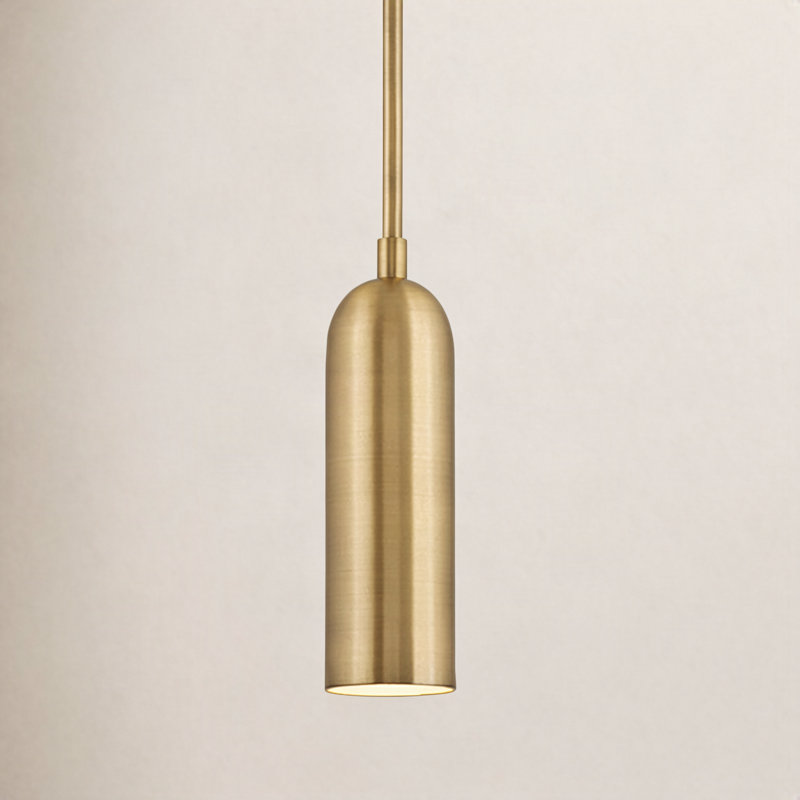 Jax 1 - Light LED Pendant, Heritage Brass