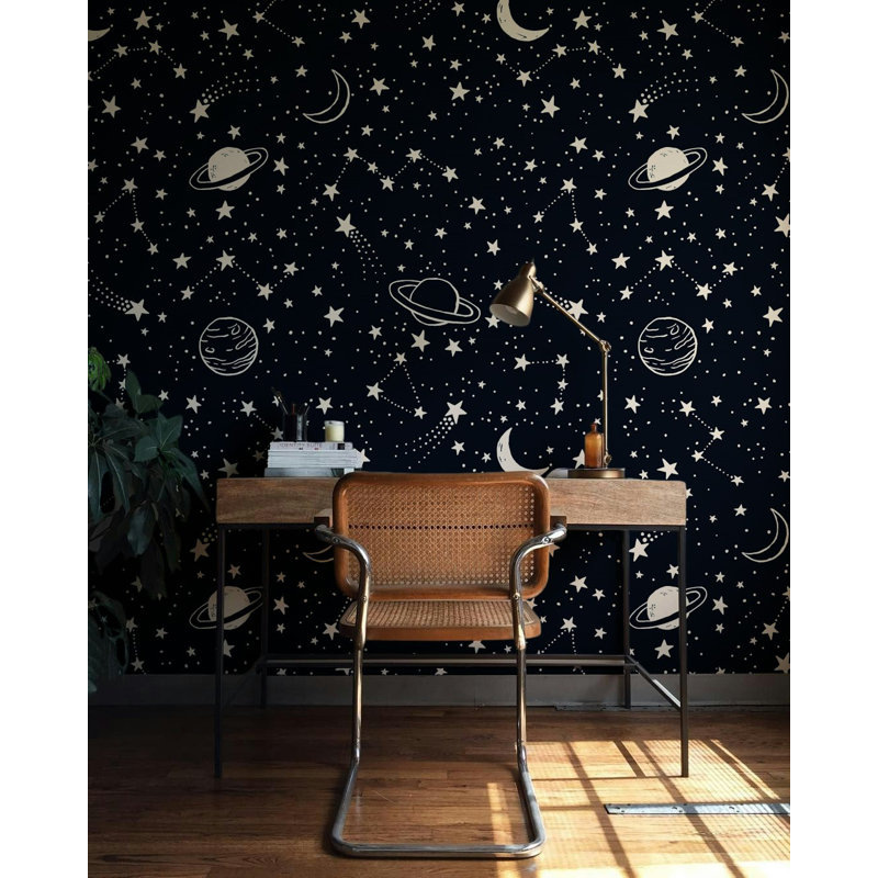 Papier peint amovible Constellations and Stars Astronomical Space Planets Comets, L 48,96 po x L 75 po