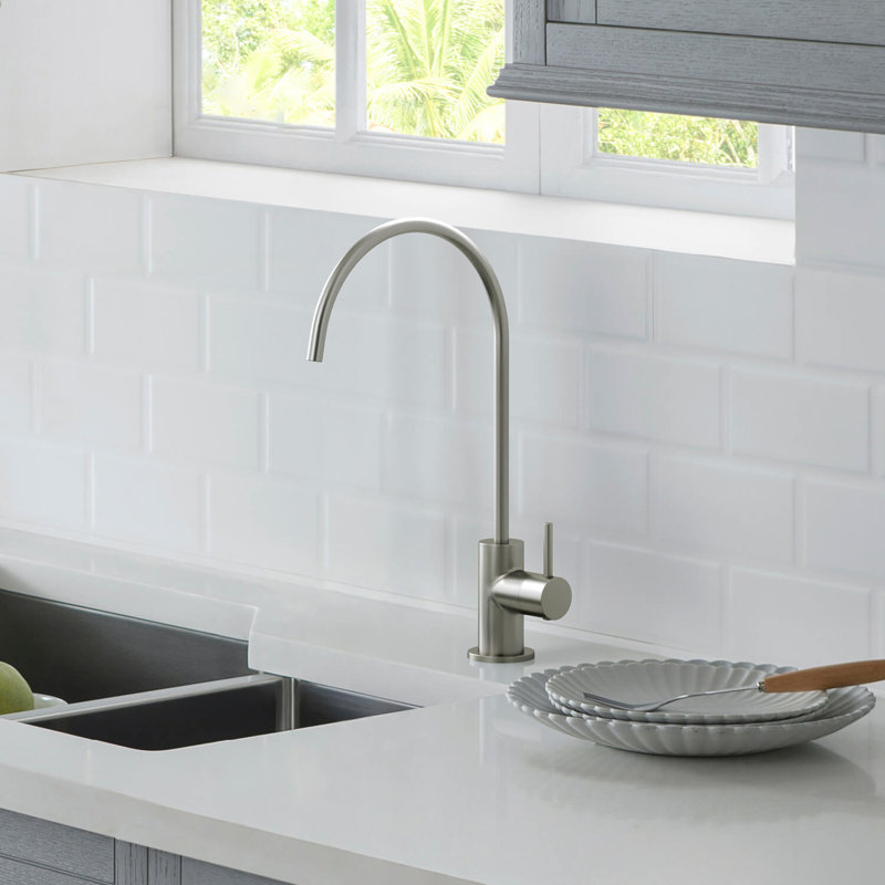 Distributeurs circulaires d'eau froide, Nickel brossé