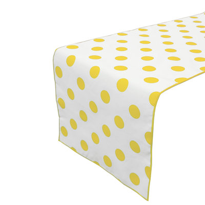 Polka Dots Print Table Runner