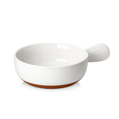 1-Piece 690ml Sesame Glaze Stoneware Soup Bowl