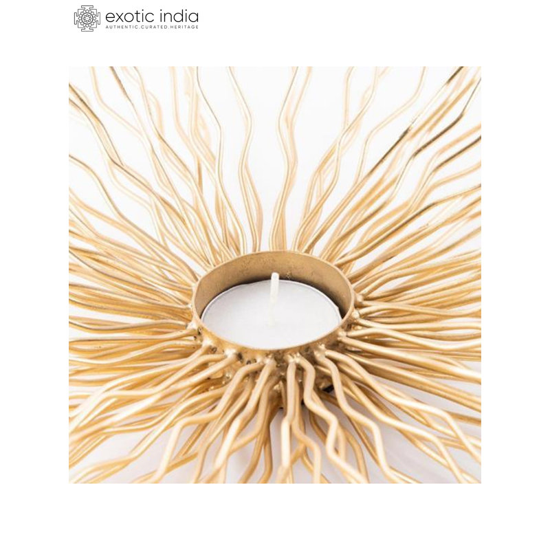 3.1'' H Aluminum Tabletop Candle Holder