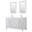Ensemble de meuble-lavabo double 60 "avec miroir Daria-97928334-97928335-97928339