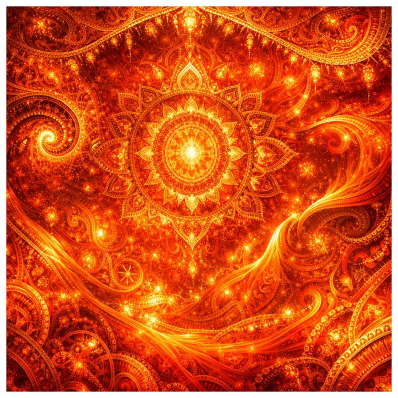 Intricate Mandala Art Comforter, King