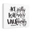 Act Justly, Love Mercy, Walk Humbly Micah 6:8 1 Piece Wrapped Canvas Wall Art-358981872