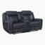 Ensemble de 2 fauteuils inclinables en similicuir respirant Briara