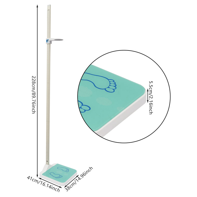 Digital Physician Scale, Height and Weight Scale