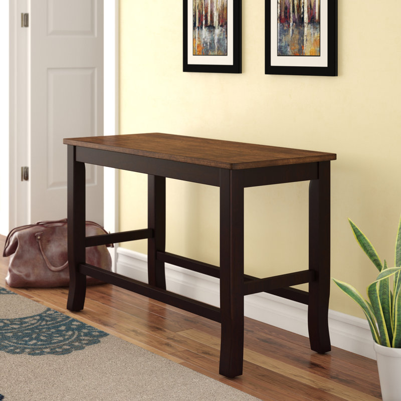 Banc en bois Marilou, Noir