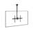 Height Adjustable Full Motion TV Ceiling Mount Bracket | Fits 32 - 77 Inch LCD, LED TVs