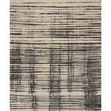 Contemporary Hand Knotted Striped Area Rug