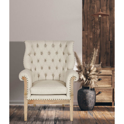 Foye Upholstered Wingback Chair