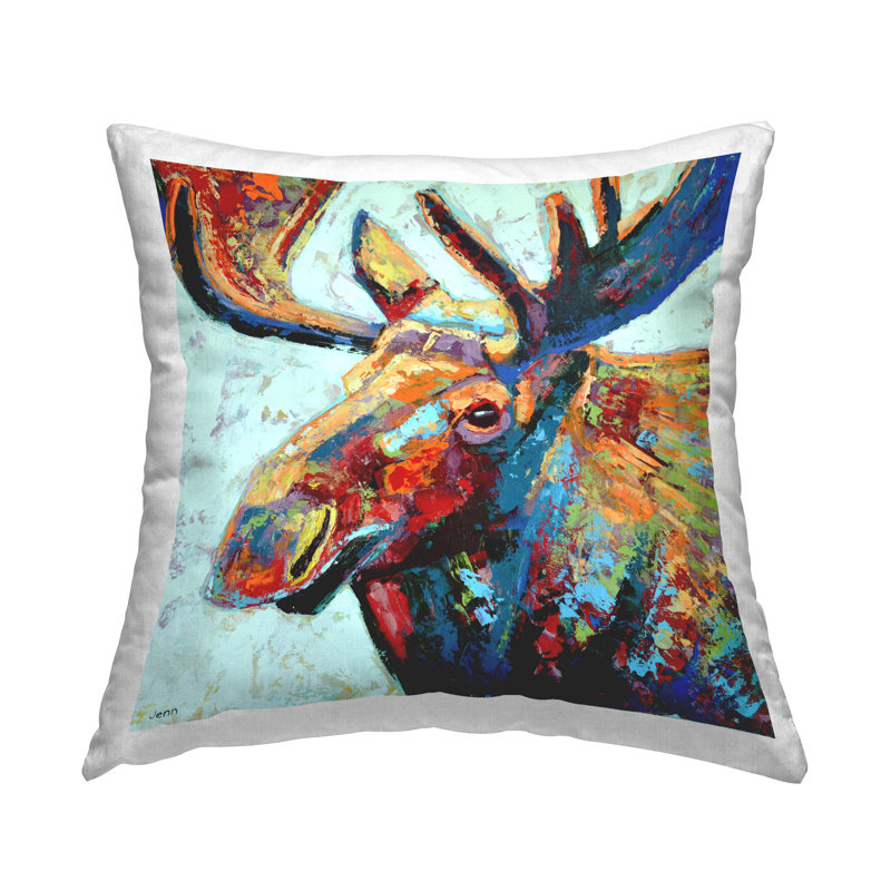 Polyester Throw Square Pillow Cover & Insert