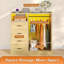 Garde-robe à 4 tiroirs Natural, support suspendu, lumières DEL, station de charge, tablettes, rangement dans la chambre à coucher-769866859