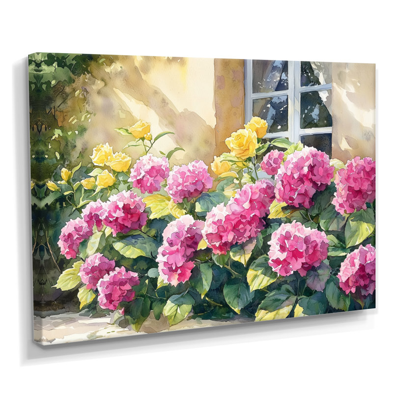 Isella - Floral Wall Art, H 30 po x l 40 po, Toile tendue, Ne s’applique pas