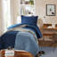 2 Pieces Twin/Twin XL Comforter Set,Blue