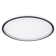 Folko 1-Light 20" LED Flush Mount Ceiling Light with Remote Control