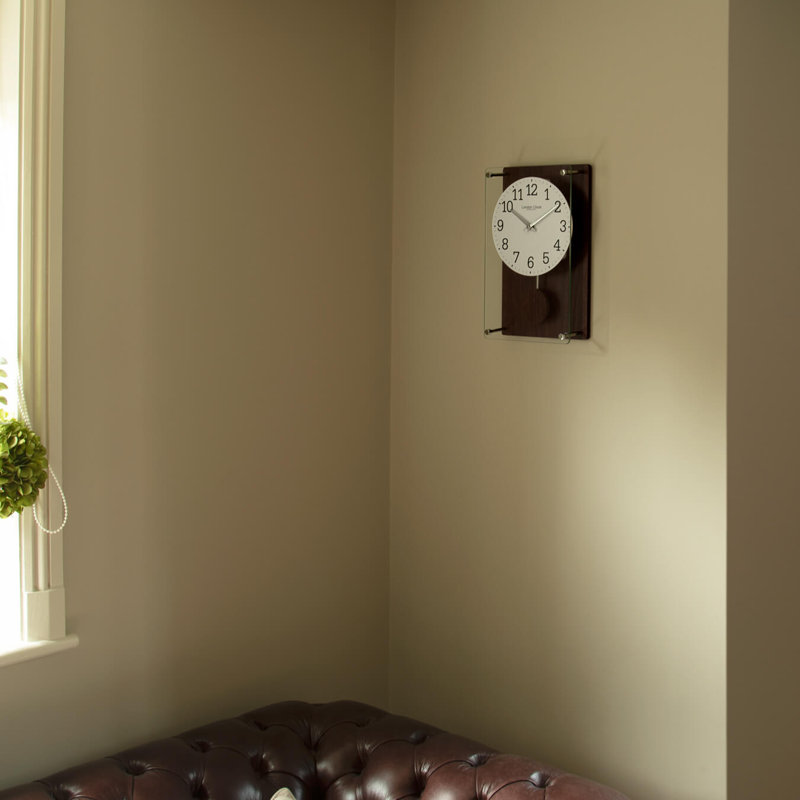 Glass Pendulum Wall Clock