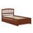 Platform Bed Wood Bed Frame With Trundle-1474727192