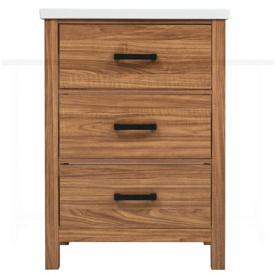 Meuble-lavabo 24 po avec lavabo en céramique