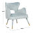 Velveteen Velvet Wingback Chair-189702223